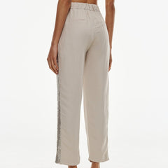 Access Jogger pants with elastic waistband and sequins by Krone 1