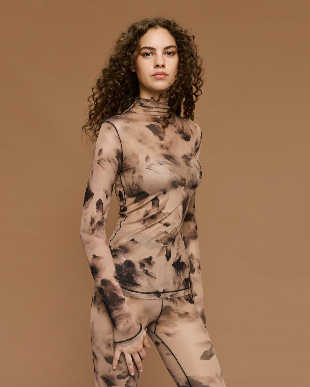 Access Trykt tylbluse by Access Fashion