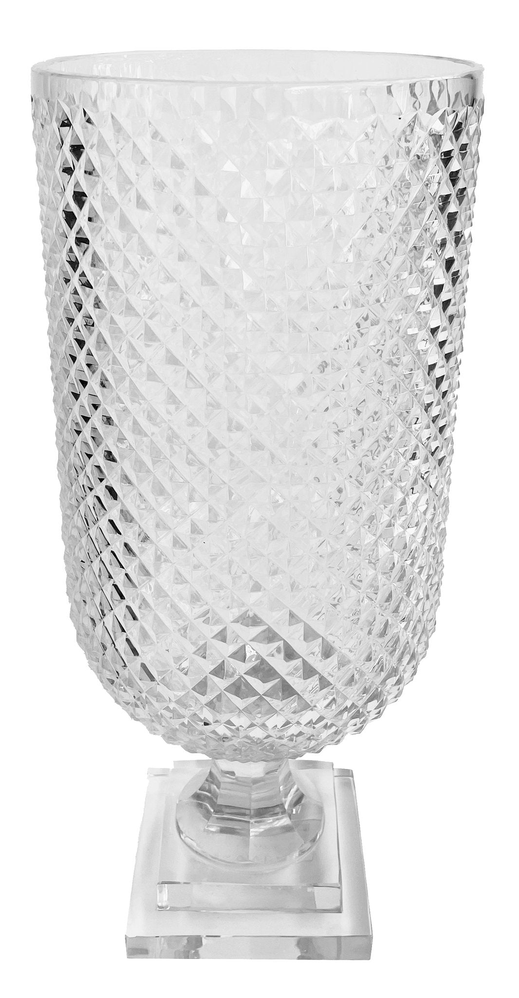 Krystal Hurricane Diamond Cut Klar 18x42 cm