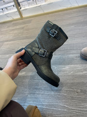Støvler med bling og spænder