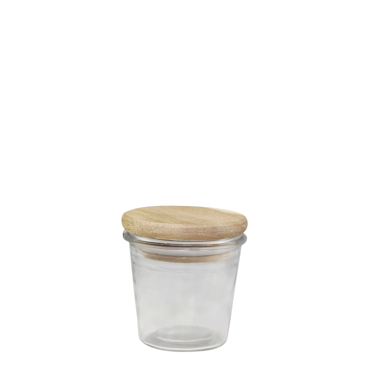 Vallet Storage jar w. wooden lid 7x7.5 cm