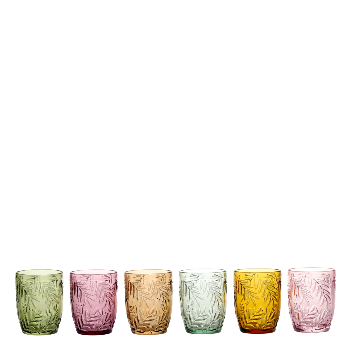 Saint-Émilion Glas med mønster 10x8 cm – Assorterede farver