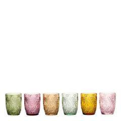 Saint-Émilion Glas med mønster 10x8 cm – Assorterede farver