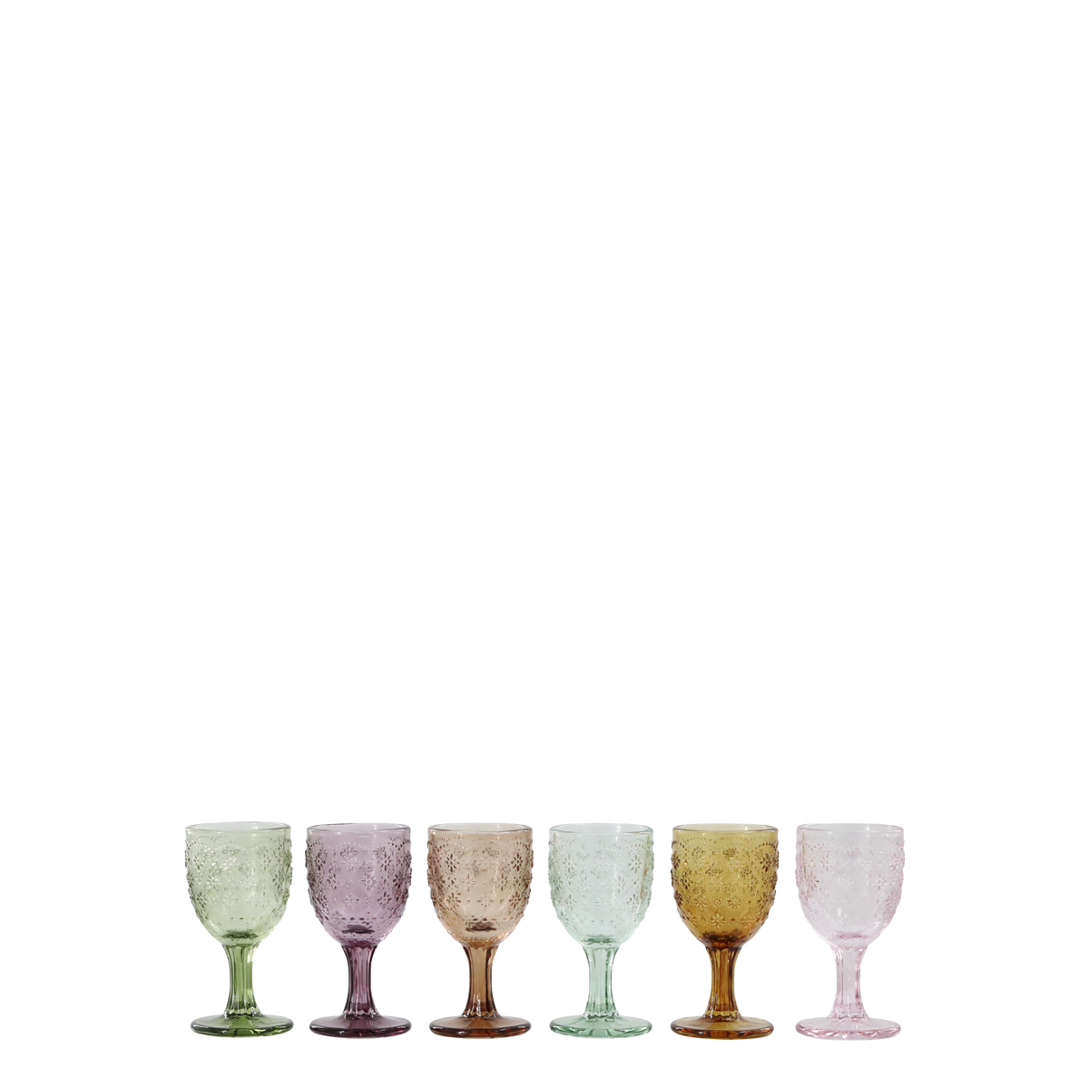 Saint-Émilion Glas med Mønster 10,5x5 cm Assorterede Farver