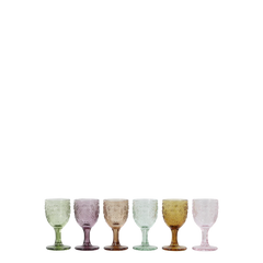 Saint-Émilion Glas med Mønster 10,5x5 cm Assorterede Farver