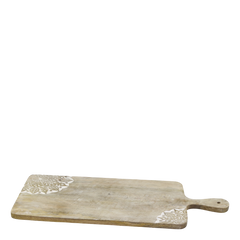 Tours Tapasbræt med Udskæringer – 2 x 58 x 25 cm Natur