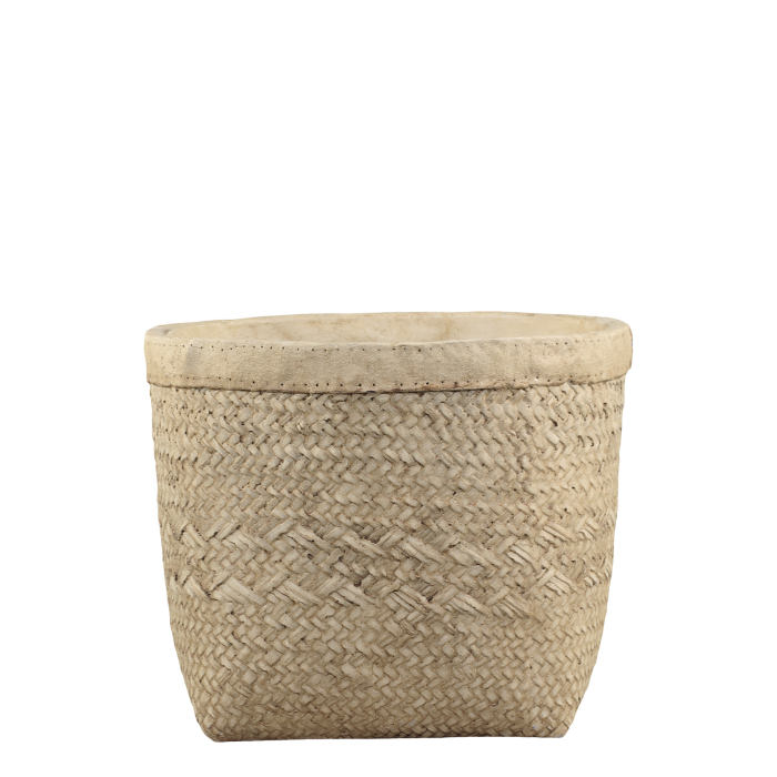 Corte Skjuler med fletmønster 20x24 cm antique natur