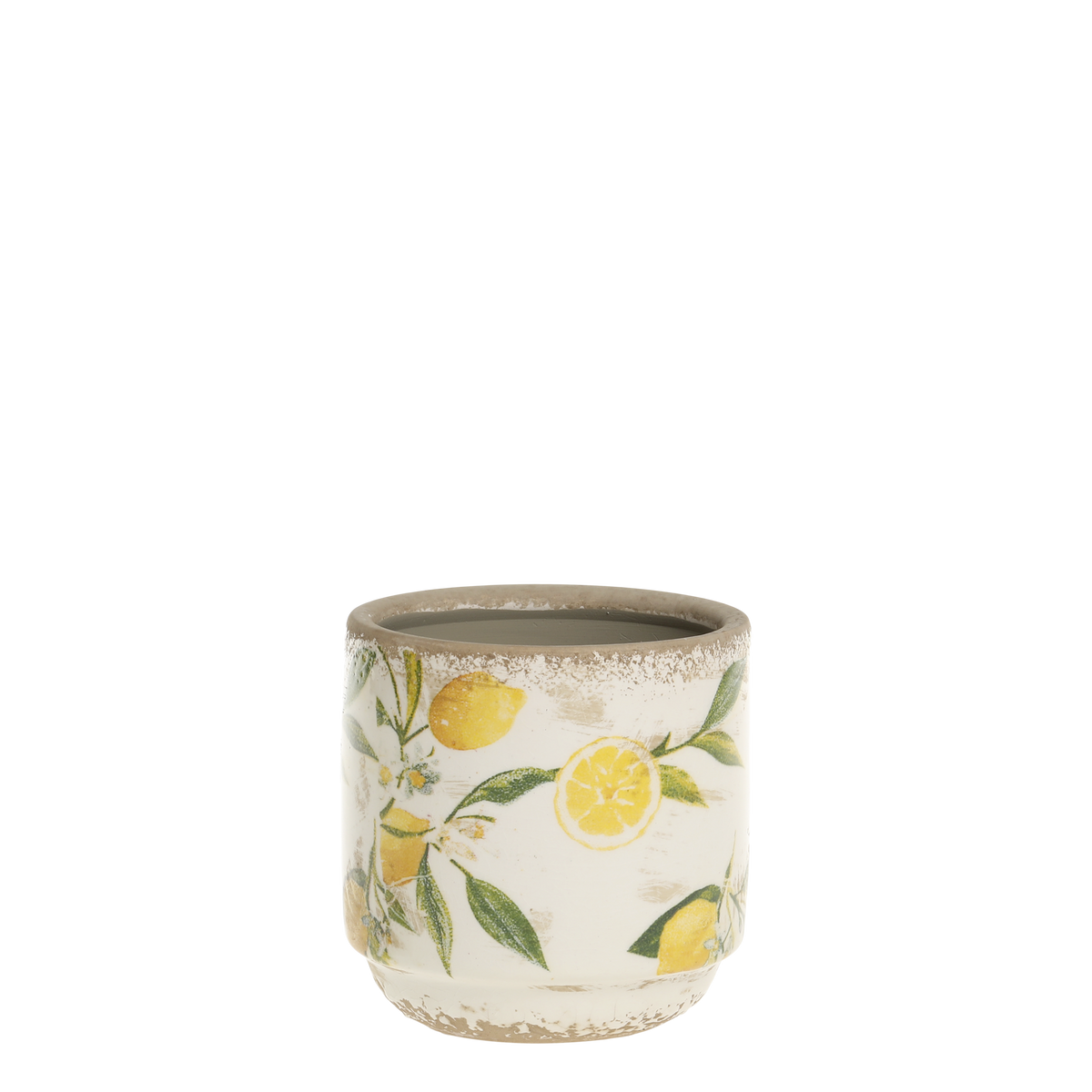 Limone Krukke med citronmotiv 10x10 cm