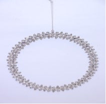 Diamant-Ring-Ornament 30cm sølv by Access Fashion