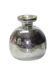 Kuglevase 19cm sølv by Cor Mulder