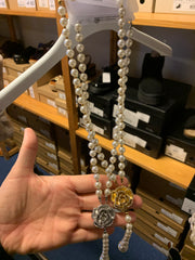 Perlekæde med rose by Krone 1