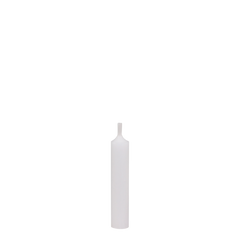 Short Dinner Candle 11x2 cm White