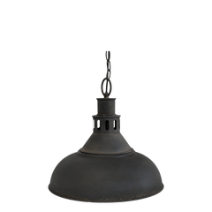 Factory Lampe, 32,5x36 cm antique sort