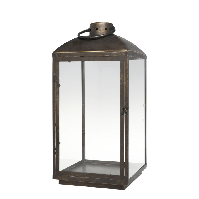 Lanterne 66x30x20 cm, Antique Messing