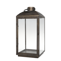 Lanterne 66x30x20 cm, Antique Messing