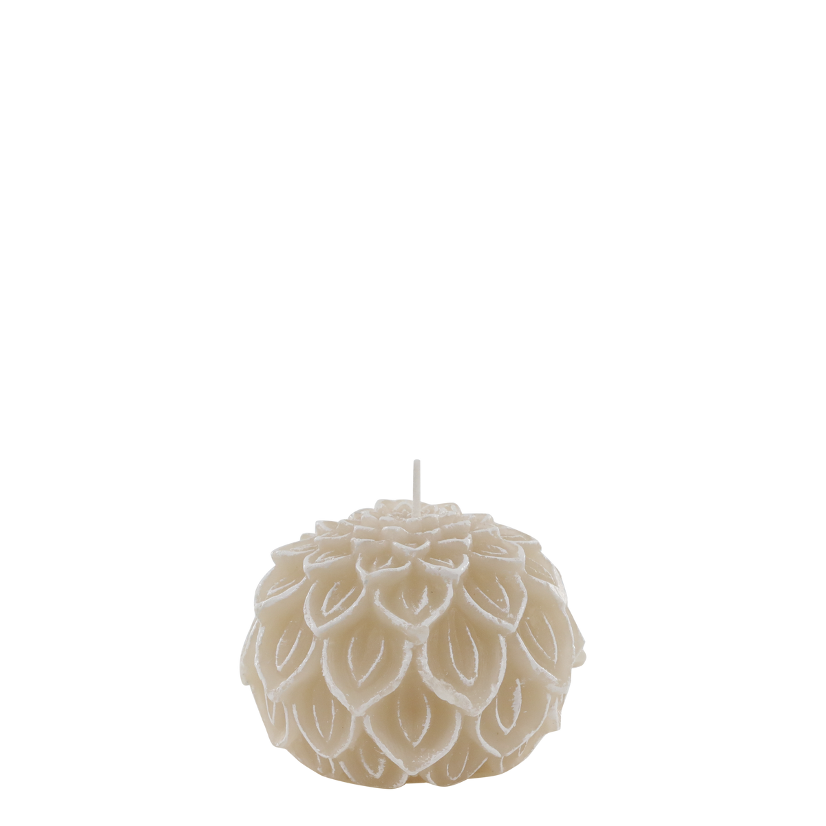 Vienne Støbellys Water Lily 7x9 cm Latte