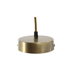 Lampe m. messingtop, H18/Ø21 cm klar
