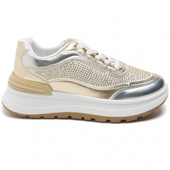 Sneakers med bling by Krone 1