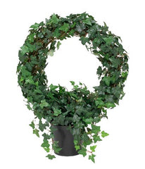Vedbend i potte med bue 45 cm