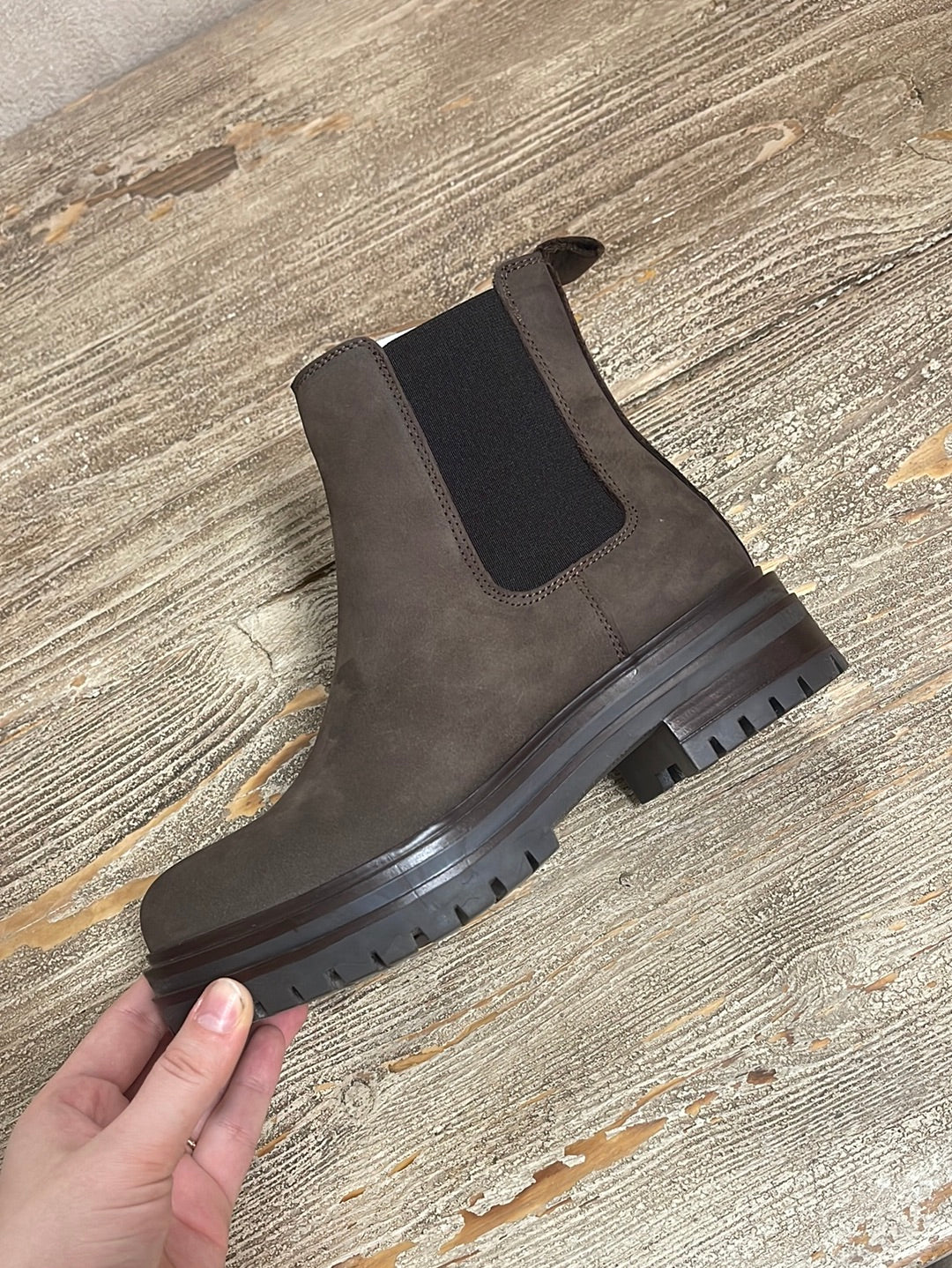 Duffy ruskindsstøvler med elastik by Krone 1