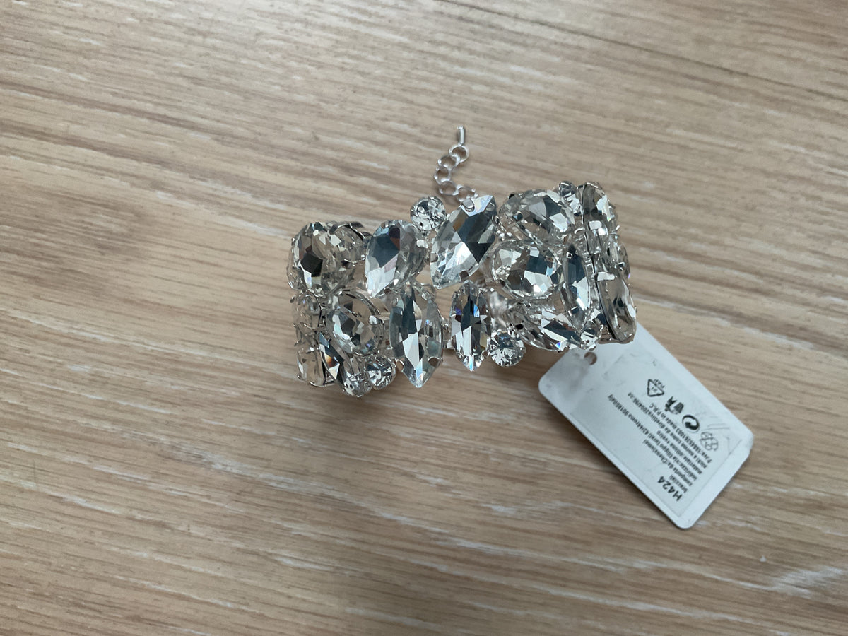 Bangle med store sten by Krone 1