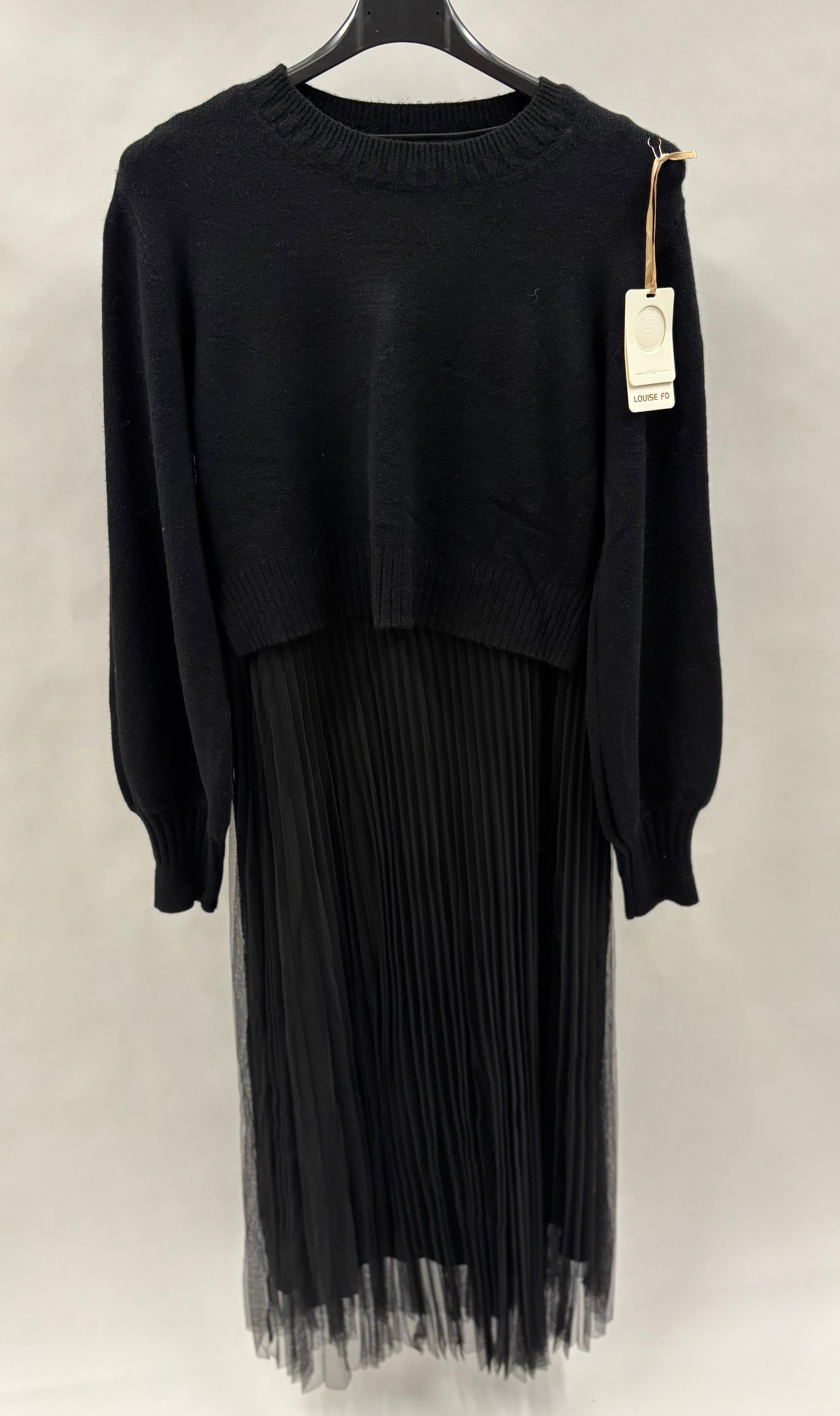 Kjole med striktrøje - Brystmål 120cm