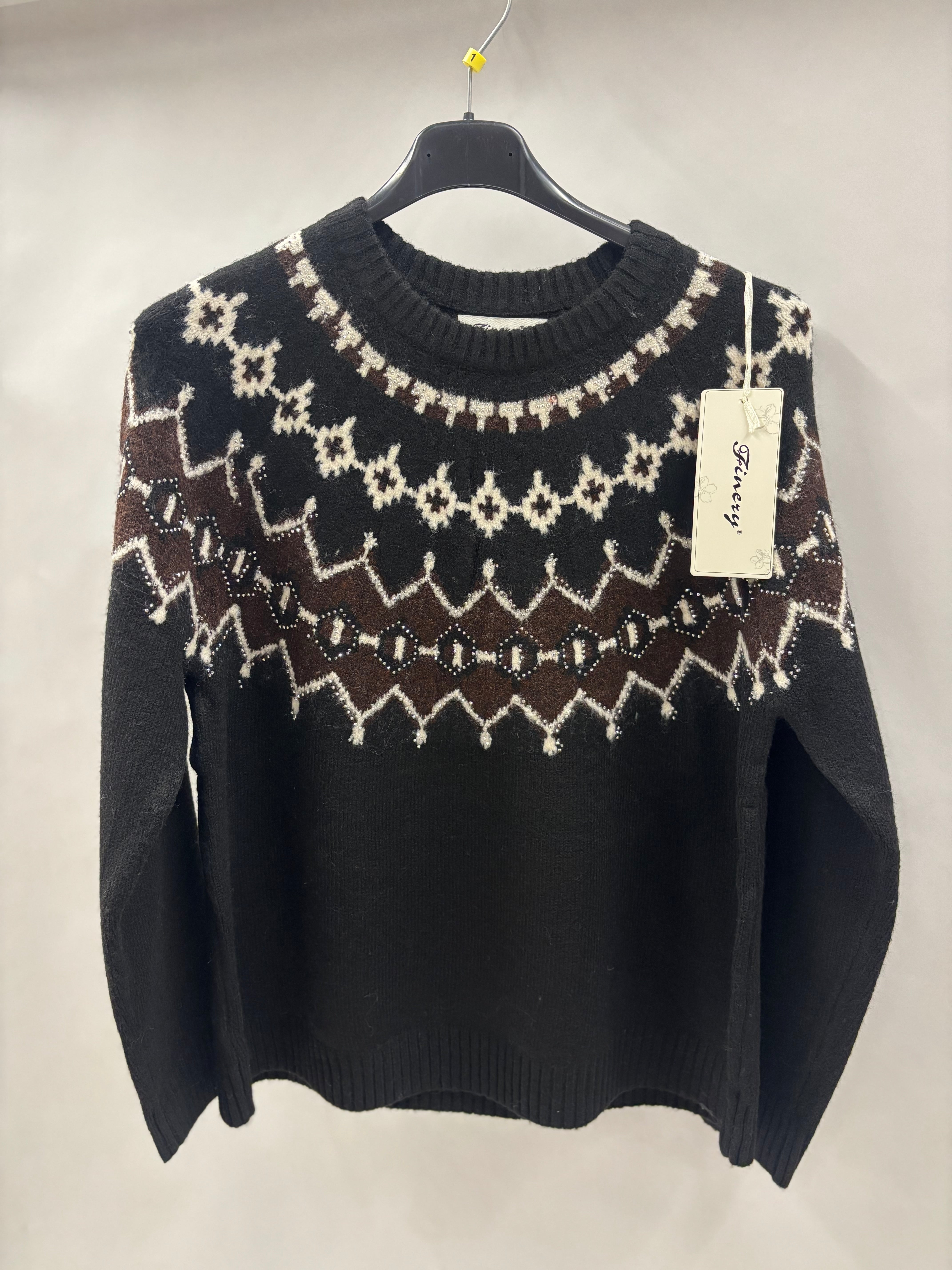 Striktrøje Med Bling