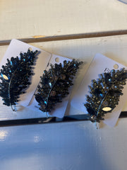 Fjer bling broche by Krone 1