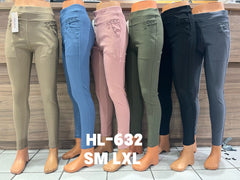 Shapebukser med bling ved lomme alm by Krone 1