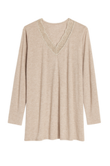 Strik med blonde - Brystmål 140cm by Krone 1