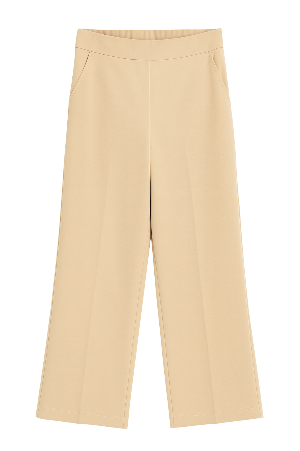 Struktureret jogger m. Pressefold