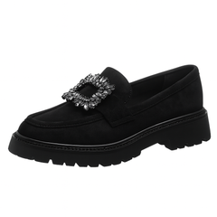 Loafers med bling broche