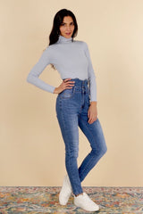 Jeans med ultra høj talje og push up by Krone 1