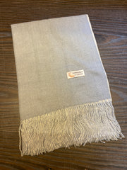 Cashmere blend tørklæde med frynser