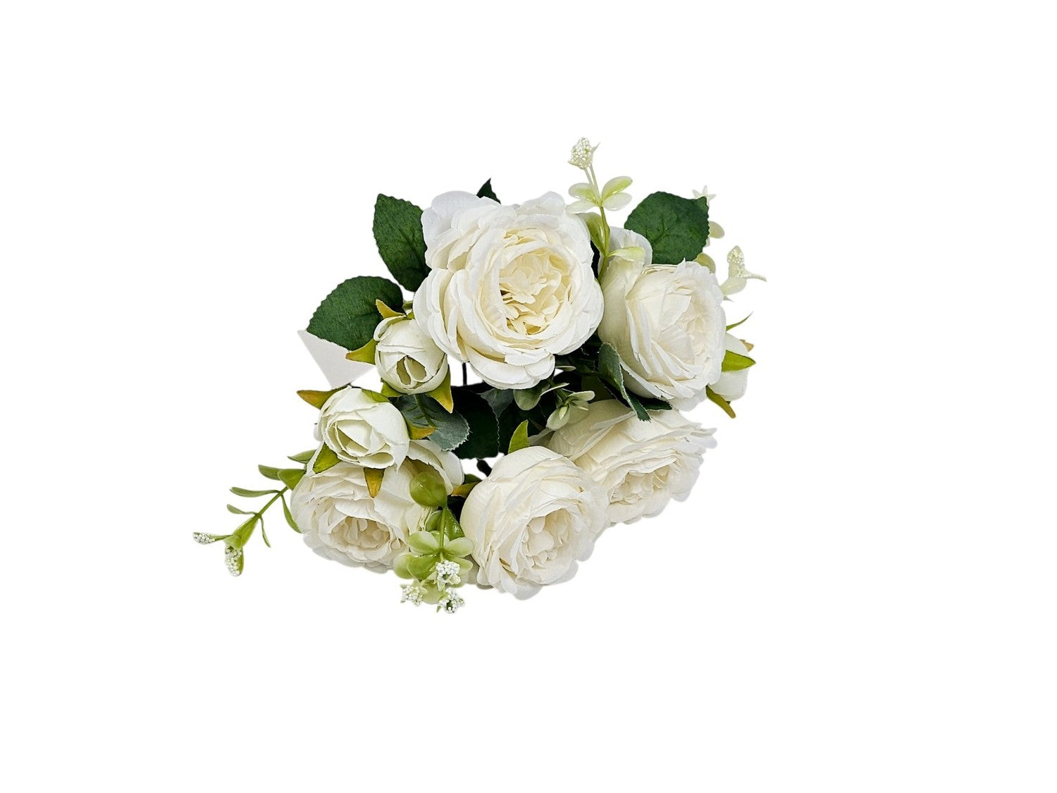 Buket roser x5 creme 27 cm by Geilu Sala