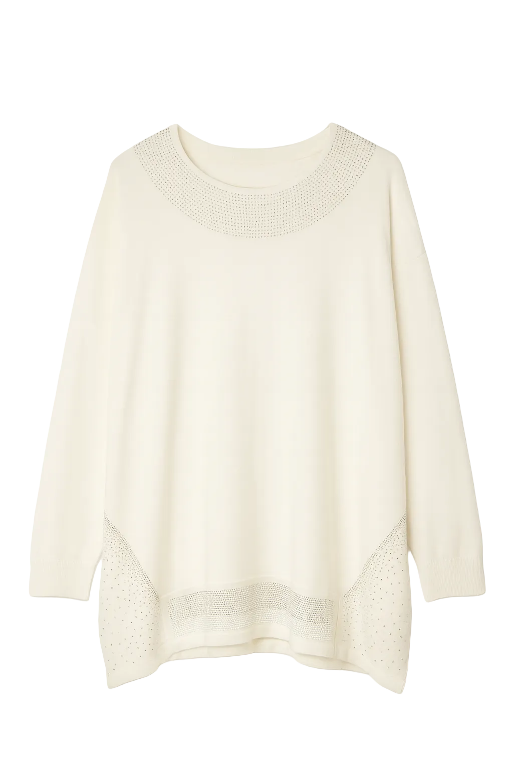 Strikbluse, Blingkanter