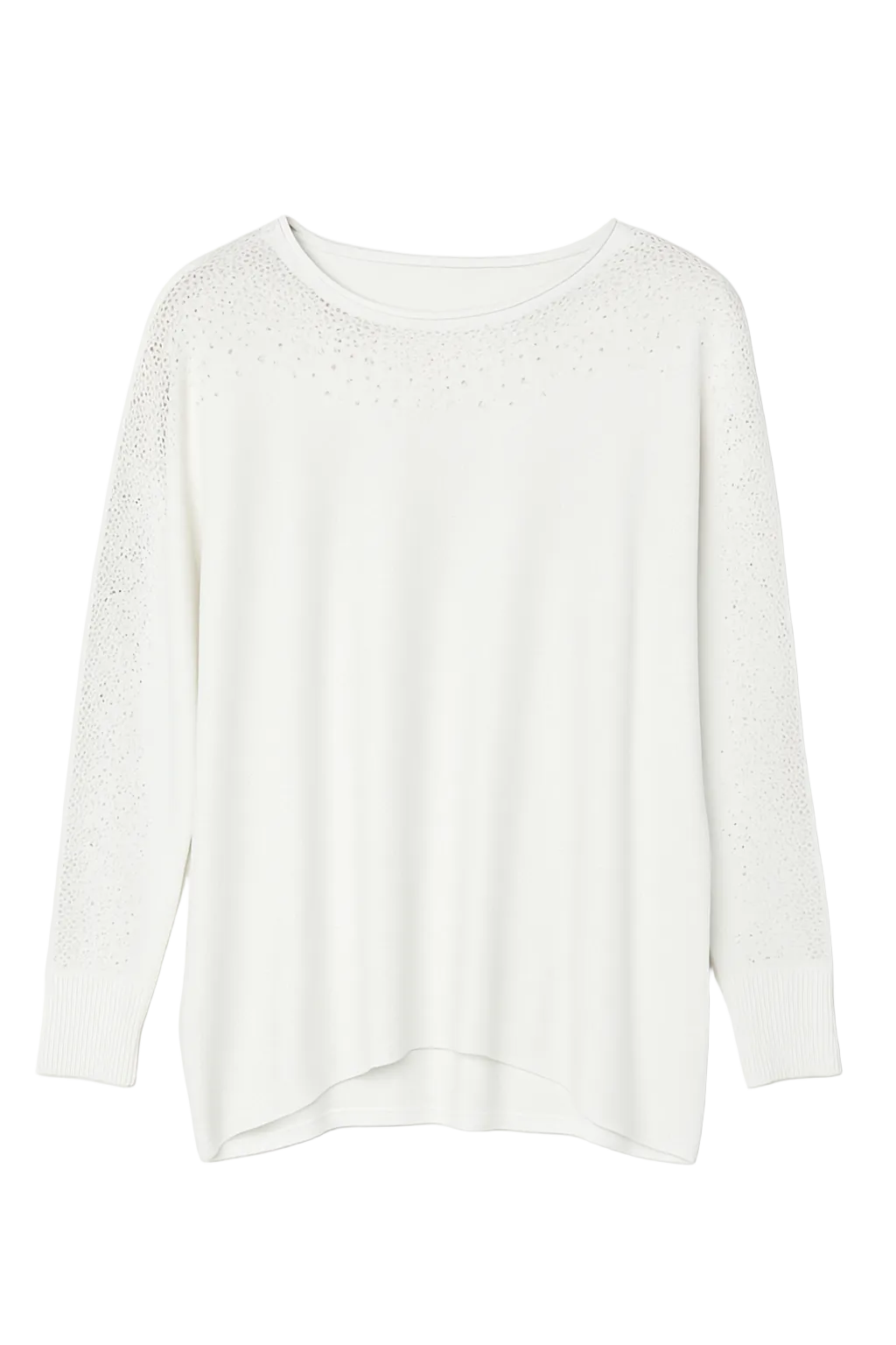 Strikbluse, Blingærmer