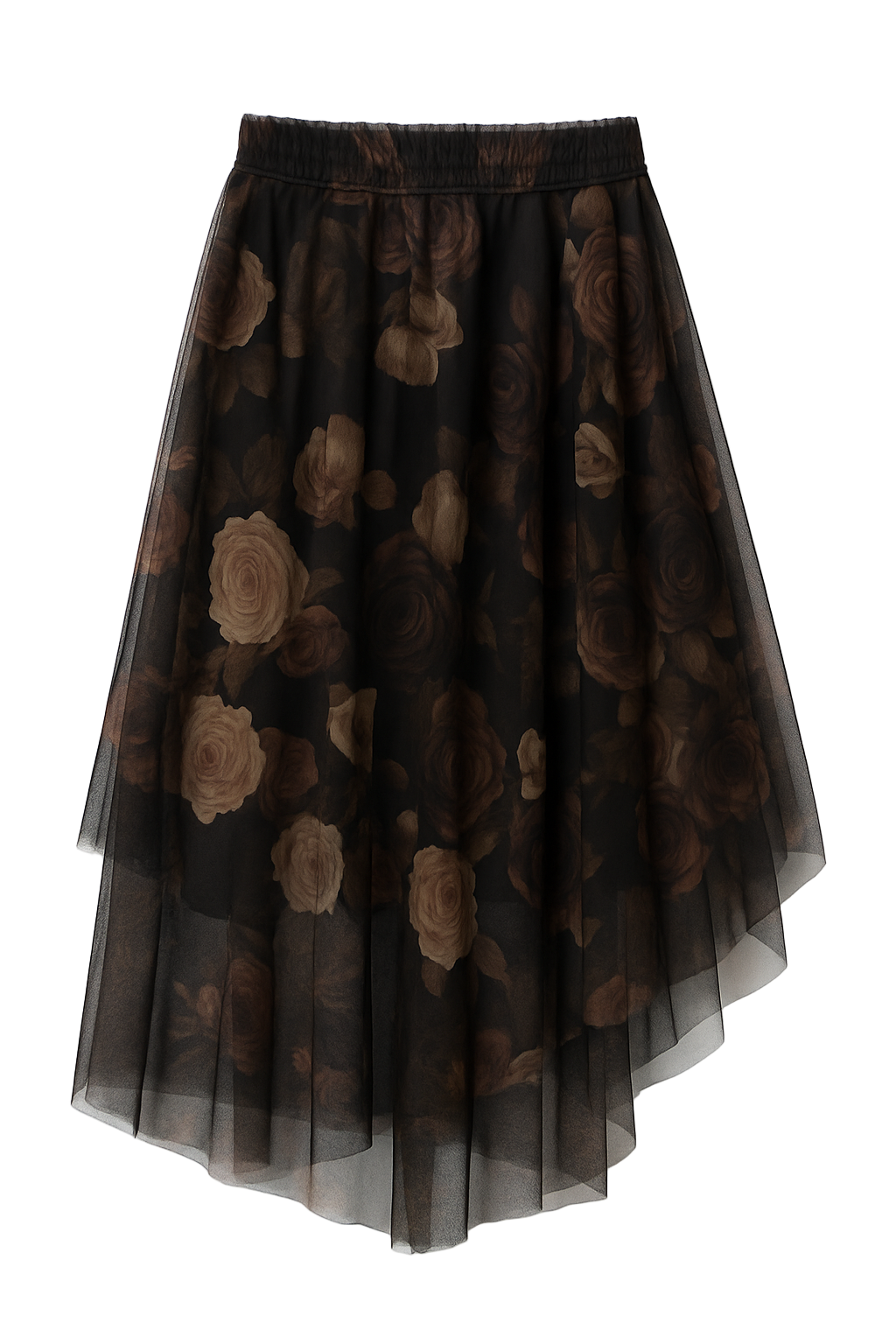 Tylnederdel med brune roser