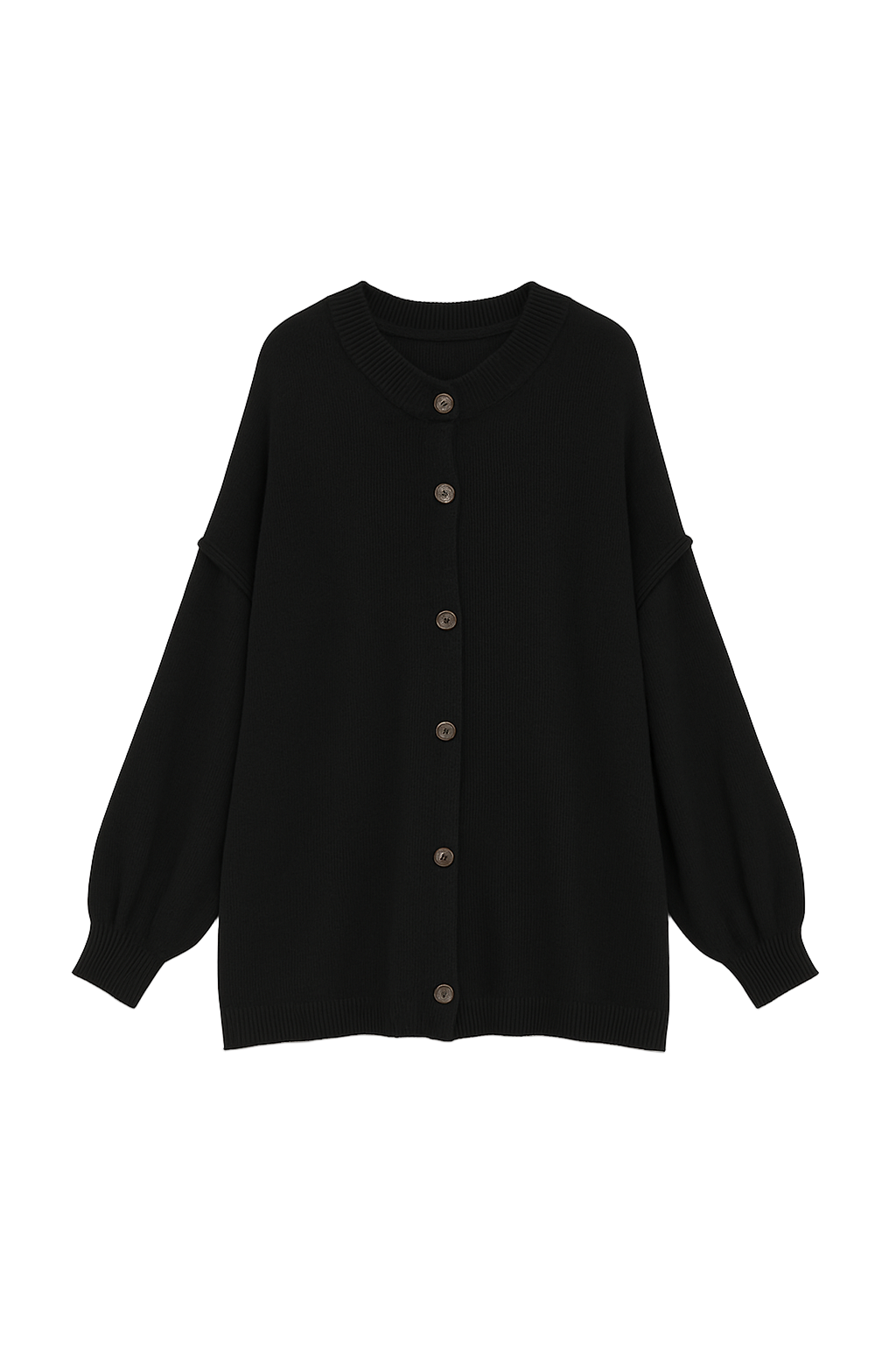 Strikcardigan, Knapper