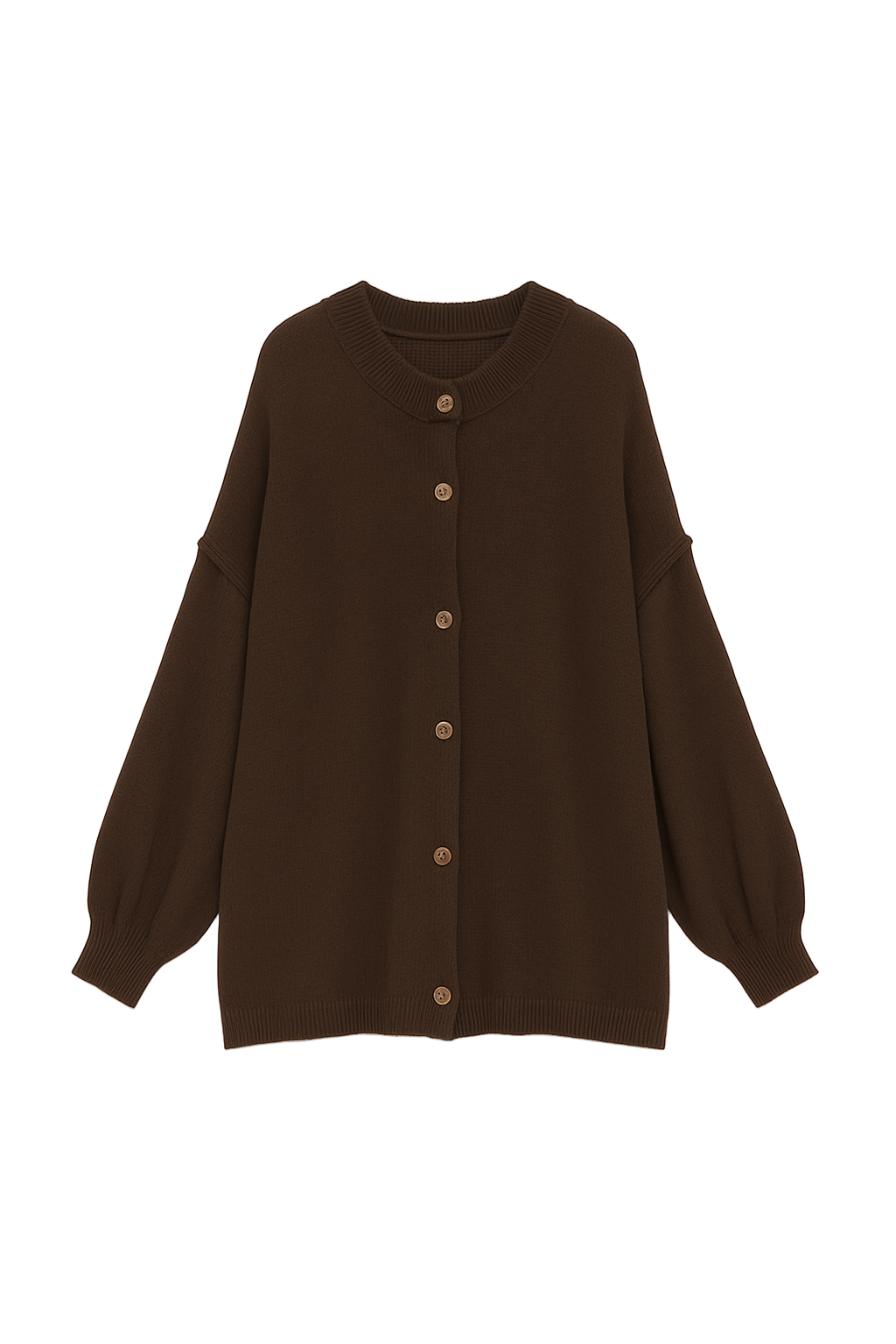 Strikcardigan, Knapper