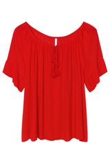 Fin Bluse med bindebånd by Krone 1