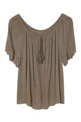 Fin Bluse med bindebånd by Krone 1