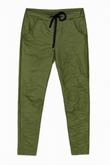 Strækbukser imiteret skind by Krone 1