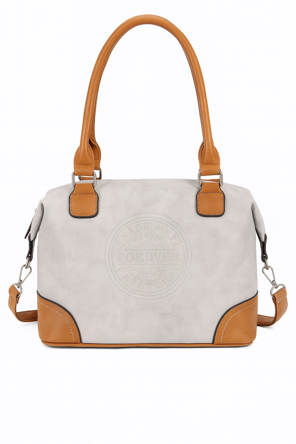 Taske med brune detaljer 28x15x20cm - Ingen returret by JGL