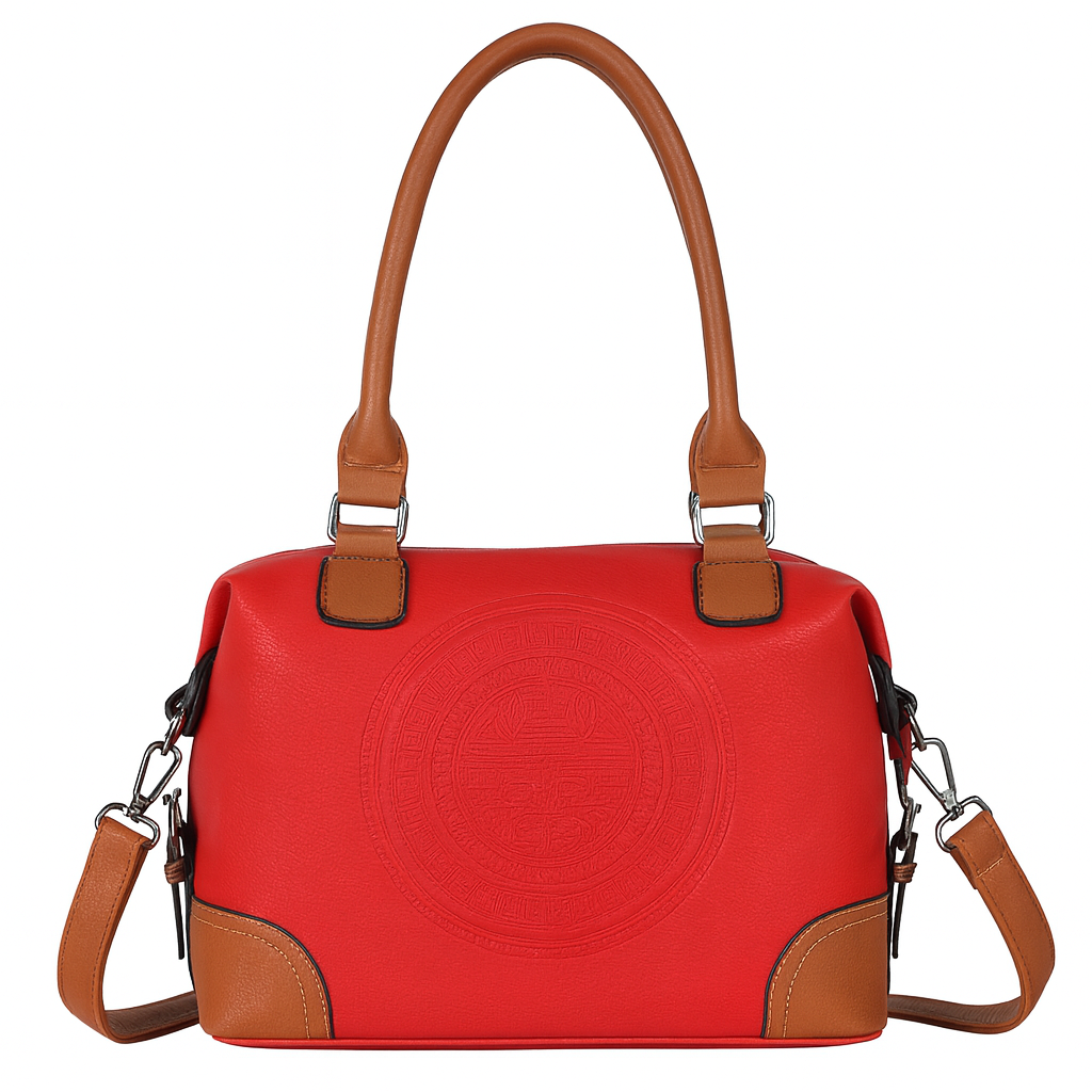 Taske med brune detaljer 28x15x20cm - Ingen returret by JGL