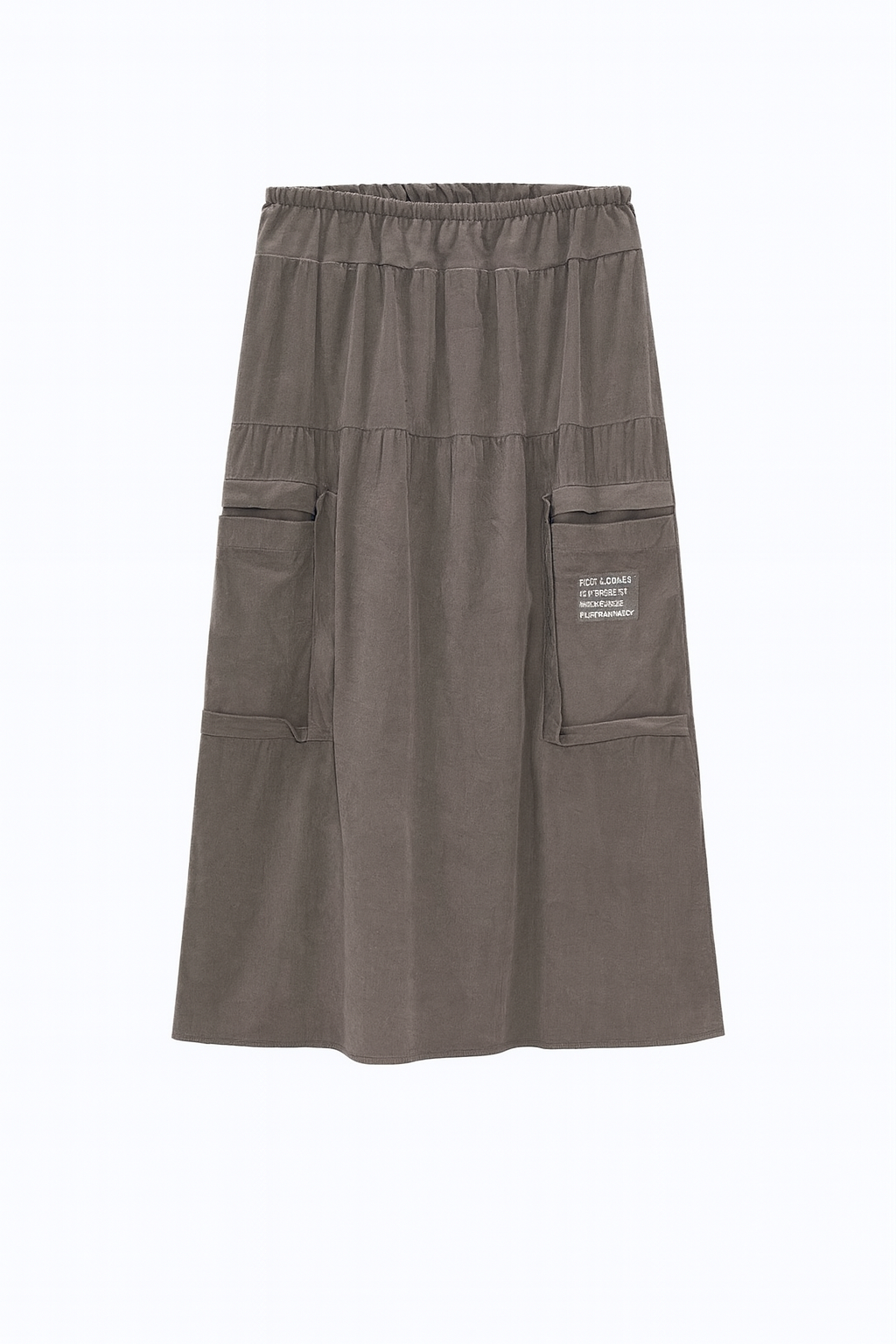 Fløjlsnederdel med bælte by Krone 1