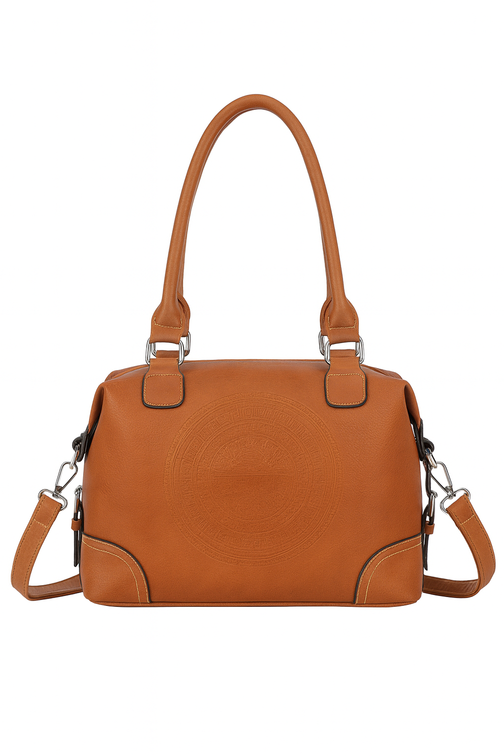 Taske med brune detaljer 28x15x20cm - Ingen returret by JGL