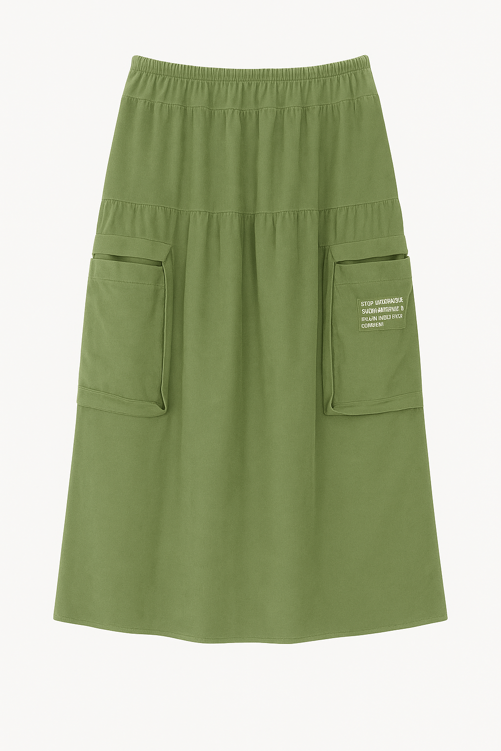 Fløjlsnederdel med bælte by Krone 1