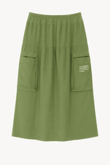 Fløjlsnederdel med bælte by Krone 1