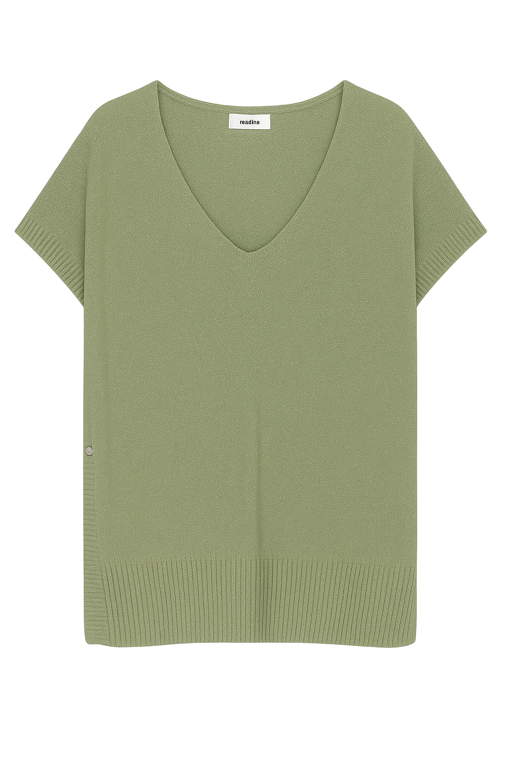 Strikvest med knap og lurex - Brystmål 140cm by Krone 1